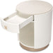 AICO La Rachelle Round End Table w/ Marble Top in Medium Champagne - Bargain Furniture (Detroit, MI)