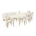 AICO La Rachelle Rectangular Dining Table in Medium Champagne - Bargain Furniture (Detroit, MI)