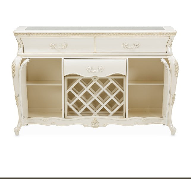 AICO Lavelle Sideboard in Classic Pearl - Bargain Furniture (Detroit, MI)