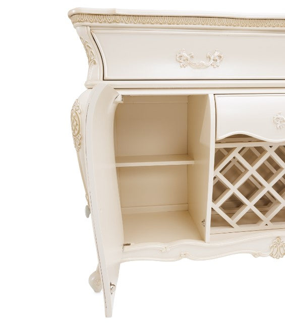 AICO Lavelle Sideboard in Classic Pearl - Bargain Furniture (Detroit, MI)