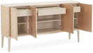 AICO Malibu Crest Sideboard in Blush - Bargain Furniture (Detroit, MI)