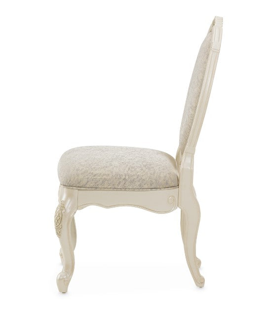AICO Lavelle Side Chair in Classic Pearl (Set of 2) - Bargain Furniture (Detroit, MI)