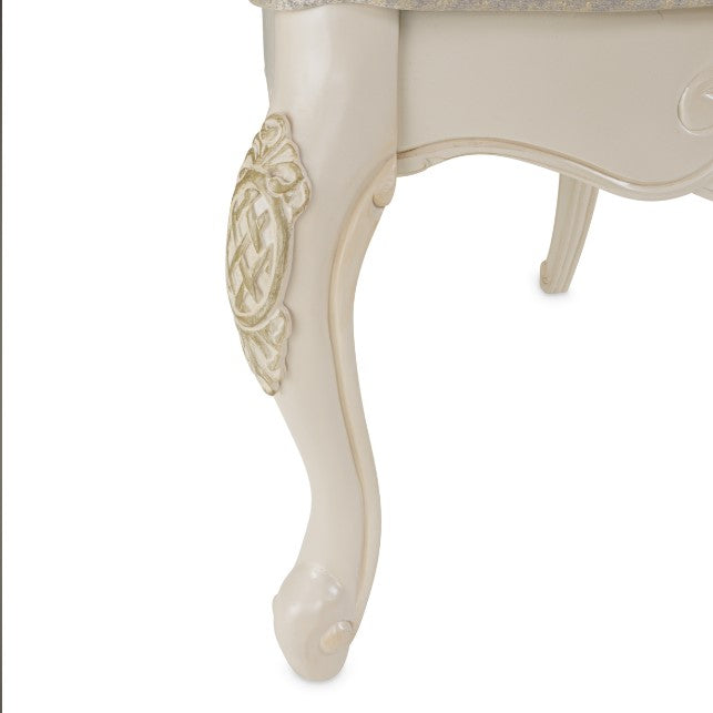 AICO Lavelle Side Chair in Classic Pearl (Set of 2) - Bargain Furniture (Detroit, MI)