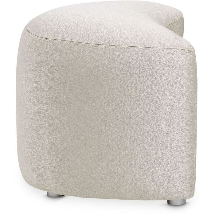 AICO Eclipse Vanity Stool in Moonlight - Bargain Furniture (Detroit, MI)