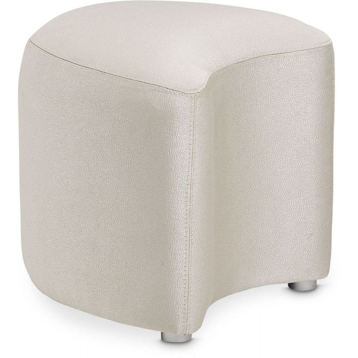 AICO Eclipse Vanity Stool in Moonlight - Bargain Furniture (Detroit, MI)