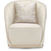 AICO La Rachelle Swivel Chair Gold Rush in Medium Champagne - Bargain Furniture (Detroit, MI)