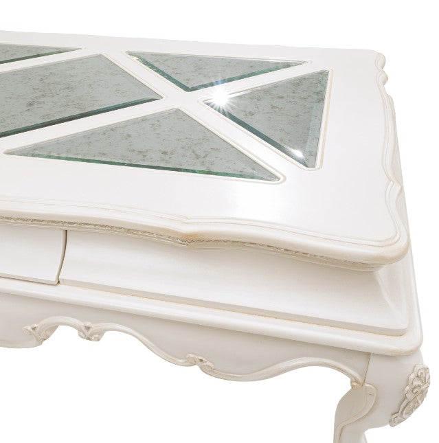 AICO Lavelle Rectangular Cocktail Table in Classic Pearl - Bargain Furniture (Detroit, MI)
