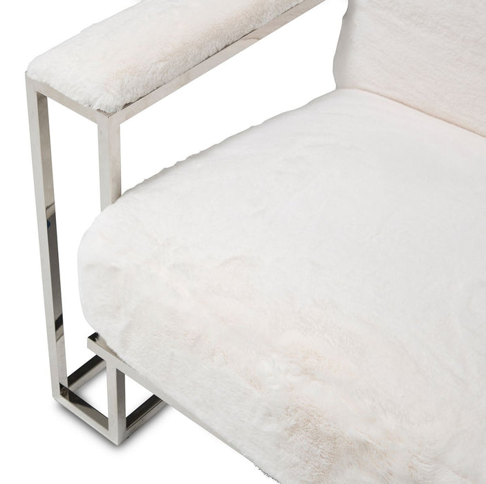 Aico Furniture Trance Chair in White - Bargain Furniture (Detroit, MI)