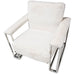 Aico Furniture Trance Chair in White - Bargain Furniture (Detroit, MI)