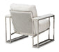 Aico Furniture Trance Chair in White - Bargain Furniture (Detroit, MI)