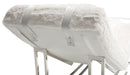 Aico Furniture Trance Upholstered Chaise in White TR-ASTRO41-MST-13 - Bargain Furniture (Detroit, MI)