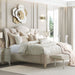 AICO Furniture La Marisia California King Upholstered Platform Bed in Creamy Pearl - Bargain Furniture (Detroit, MI)