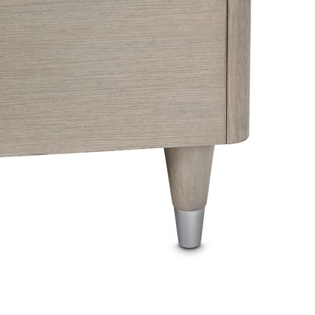 AICO Eclipse King Upholstered Bed in Moonlight - Bargain Furniture (Detroit, MI)