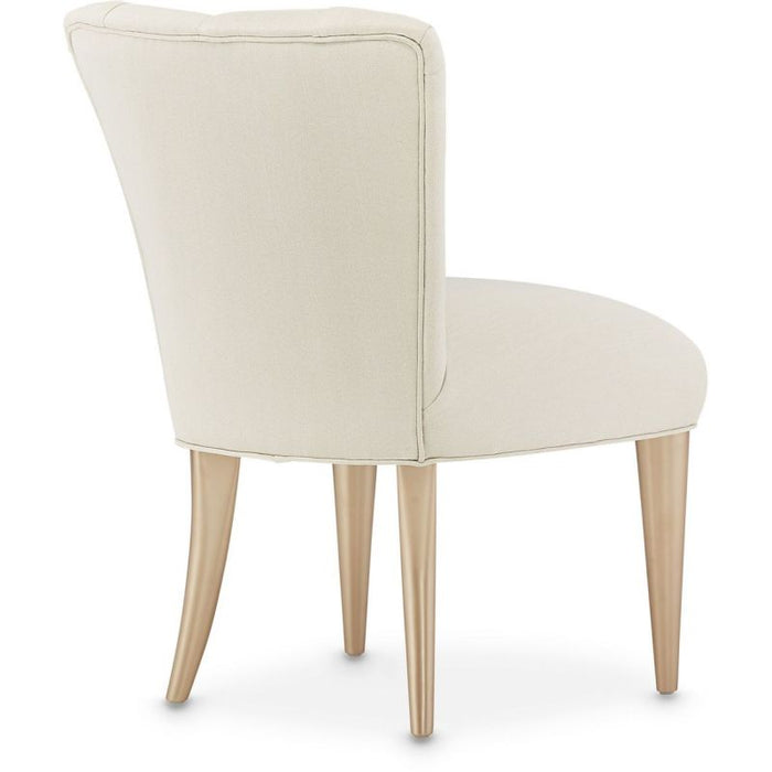 AICO La Rachelle Vanity Chair in Medium Champagne - Bargain Furniture (Detroit, MI)