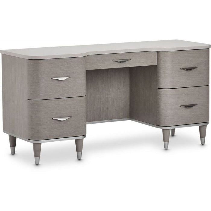 AICO Eclipse Vanity/Writing Desk in Moonlight - Bargain Furniture (Detroit, MI)