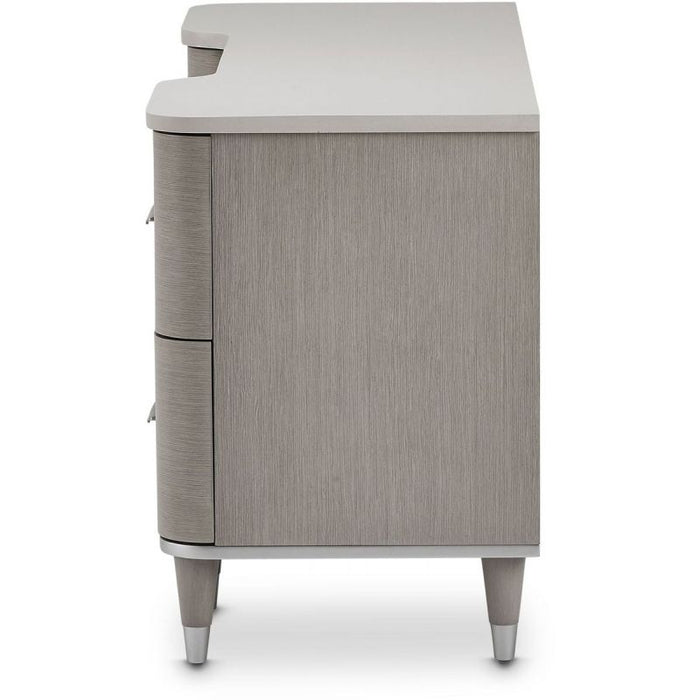 AICO Eclipse Vanity/Writing Desk in Moonlight - Bargain Furniture (Detroit, MI)