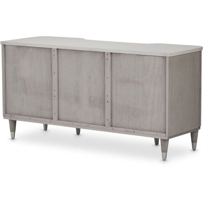 AICO Eclipse Vanity/Writing Desk in Moonlight - Bargain Furniture (Detroit, MI)