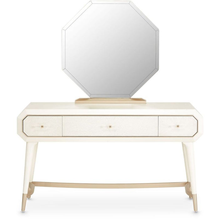 AICO La Rachelle Vanity Mirror in Medium Champagne - Bargain Furniture (Detroit, MI)