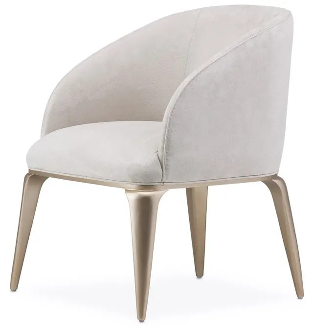 AICO Malibu Crest Vanity Chair in Chardonnay - Bargain Furniture (Detroit, MI)