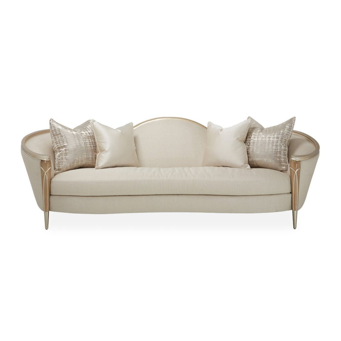 AICO Villa Cherie Sofa in Caramel - Bargain Furniture (Detroit, MI)