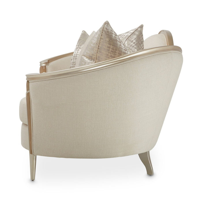 AICO Villa Cherie Sofa in Caramel - Bargain Furniture (Detroit, MI)